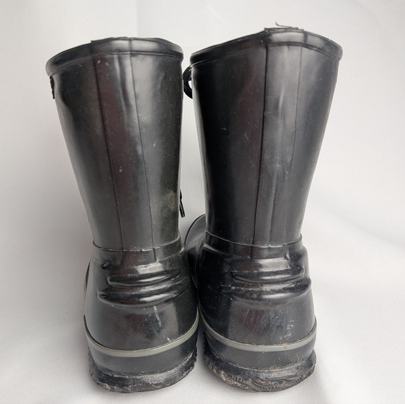 BOGS Armourboot Women Size 7 Black Color Rubber Everdry Durafresh Rain Boots - Picture 5 of 9